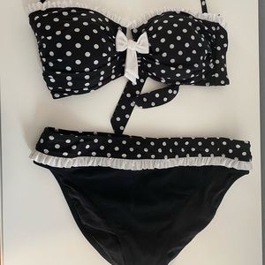 Strapless Dot Bikini